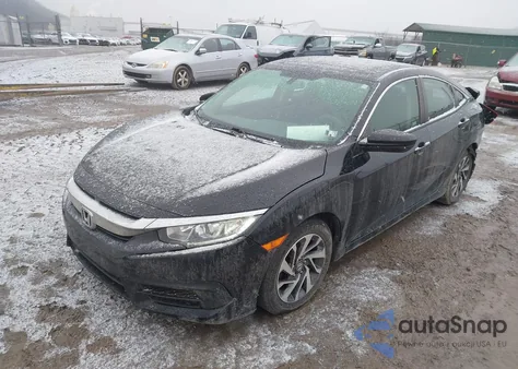 2018 Honda Civic Ex from USA, damaged, VIN 2HGFC2F75JH557521
